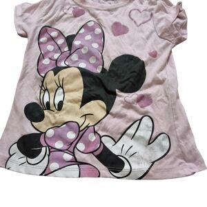 Disney Pink Minnie Mouse Short Sleeve Tee